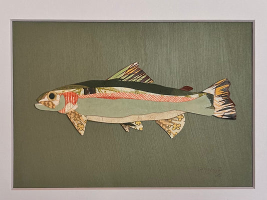 Rainbow Trout Collage (Original)