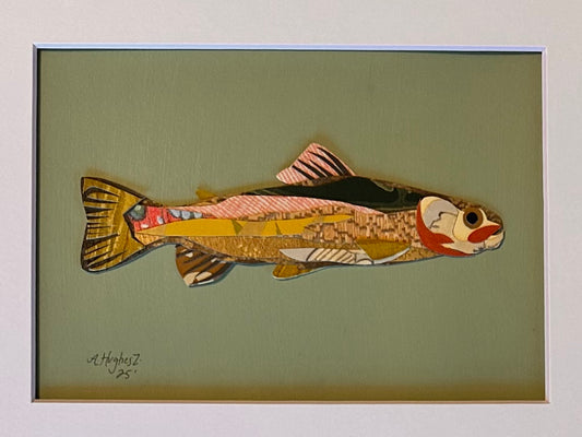 Brown Trout Collage (Original)